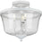 Progress Lighting Bowman 3-Light Semi-Flush, Chiseled