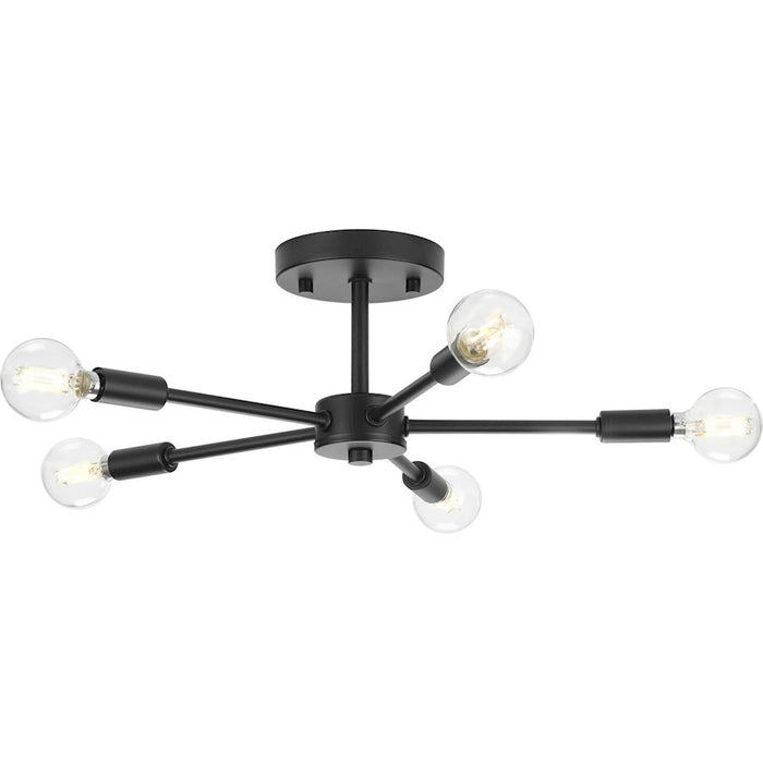 Progress Lighting Delayne 5 Light Semi-Flush Mount