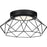 Progress Lighting Geodesic 1 Light LED Flush Mount Light, Black - P350229-31M-30