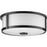 Progress Lighting Gilliam 2 Light Flush Mount, Black//Etched Opal - P350254-31M