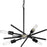 Progress Lighting Astra 6 Light 22" Chandelier, Matte Black - P400108-31M