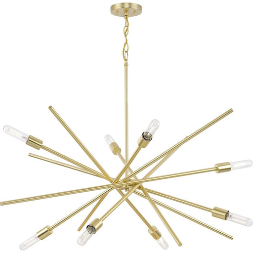 Progress Lighting Astra 8 Light 42" Chandelier, Satin Brass - P400109-012