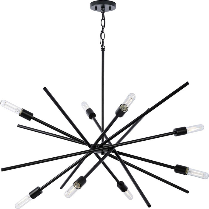 Progress Lighting Astra 8 Light 42" Chandelier, Matte Black - P400109-31M