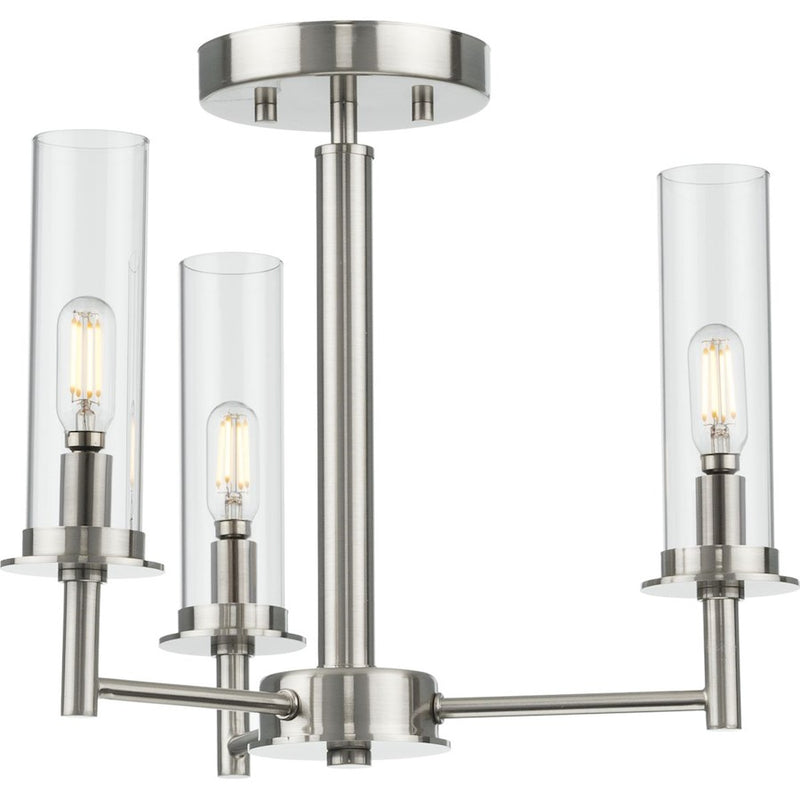 Progress Lighting Kellwyn 3 Light Semi-Flush Mount