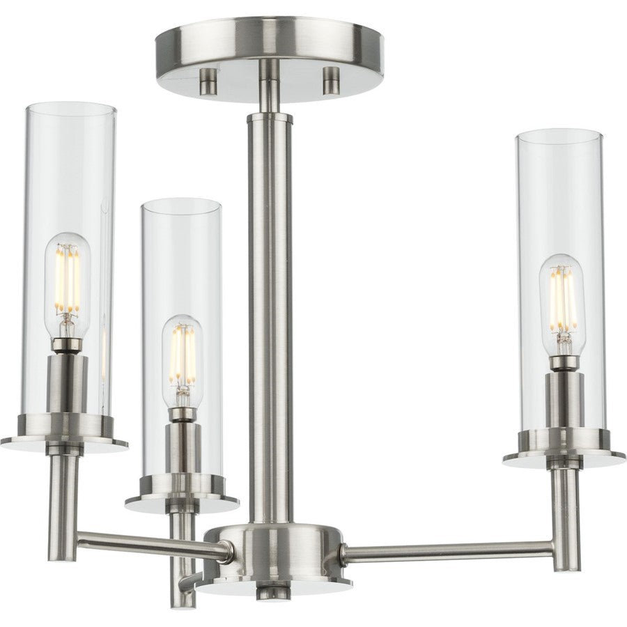 Progress Lighting Kellwyn 3 Light Semi-Flush Mount