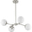 Progress Lighting Haas 4 Light Chandelier, Nickel/Etched Opal - P400307-009