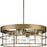 Progress Burgess 4 Light Chandelier, Aged Bronze/Clear Seeded - P400311-196