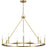 Progress Lighting Gilliam 9 Light Chandelier, Vintage Brass - P400314-163