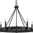 Progress Lighting Breckenridge 5 Light Chandelier, Matte Black - P400318-31M