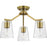 Progress Lighting Vertex 3-Light Convertible Chandelier