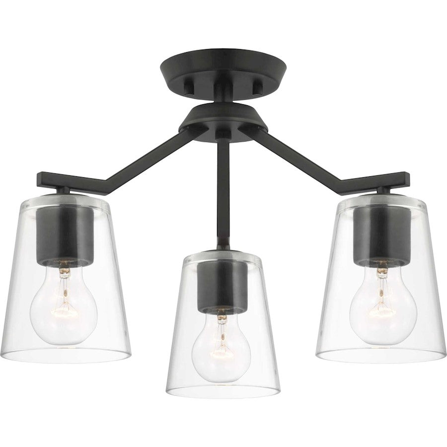 Progress Lighting Vertex 3-Light Convertible Chandelier