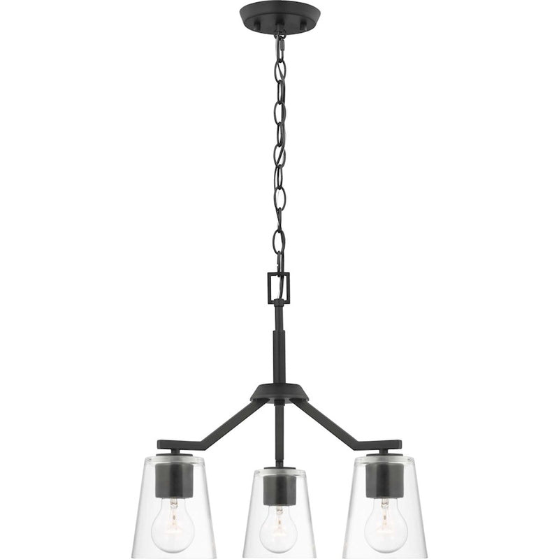 Progress Lighting Vertex 3-Light Convertible Chandelier
