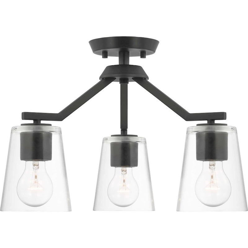 Progress Lighting Vertex 3-Light Convertible Chandelier
