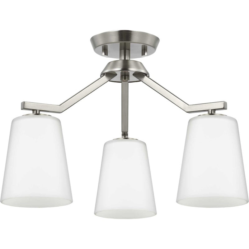 Progress Lighting Vertex 3-Light Convertible Chandelier
