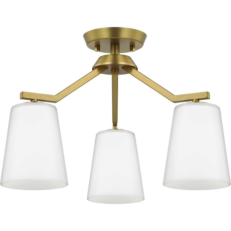 Progress Lighting Vertex 3-Light Convertible Chandelier
