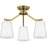 Progress Lighting Vertex 3-Light Convertible Chandelier