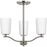 Progress Lighting Adley 3-Light Semi-Flush/Conv Chandelier