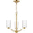 Progress Lighting Adley 3-Light Semi-Flush/Conv Chandelier