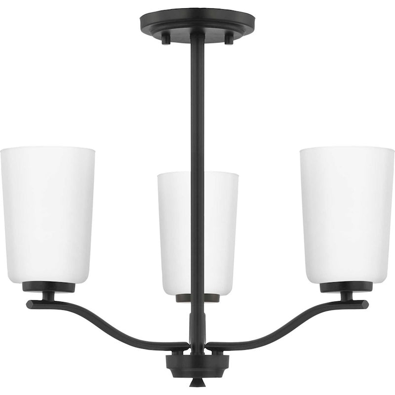 Progress Lighting Adley 3-Light Semi-Flush/Conv Chandelier