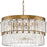 Progress Lighting Chevall 24.87" Chandelier, Gold/Clear Pressed - P400367-204