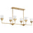 Progress Pinellas 50"L Island/Linear Light, Gold/Gloss Opal - P400374-205