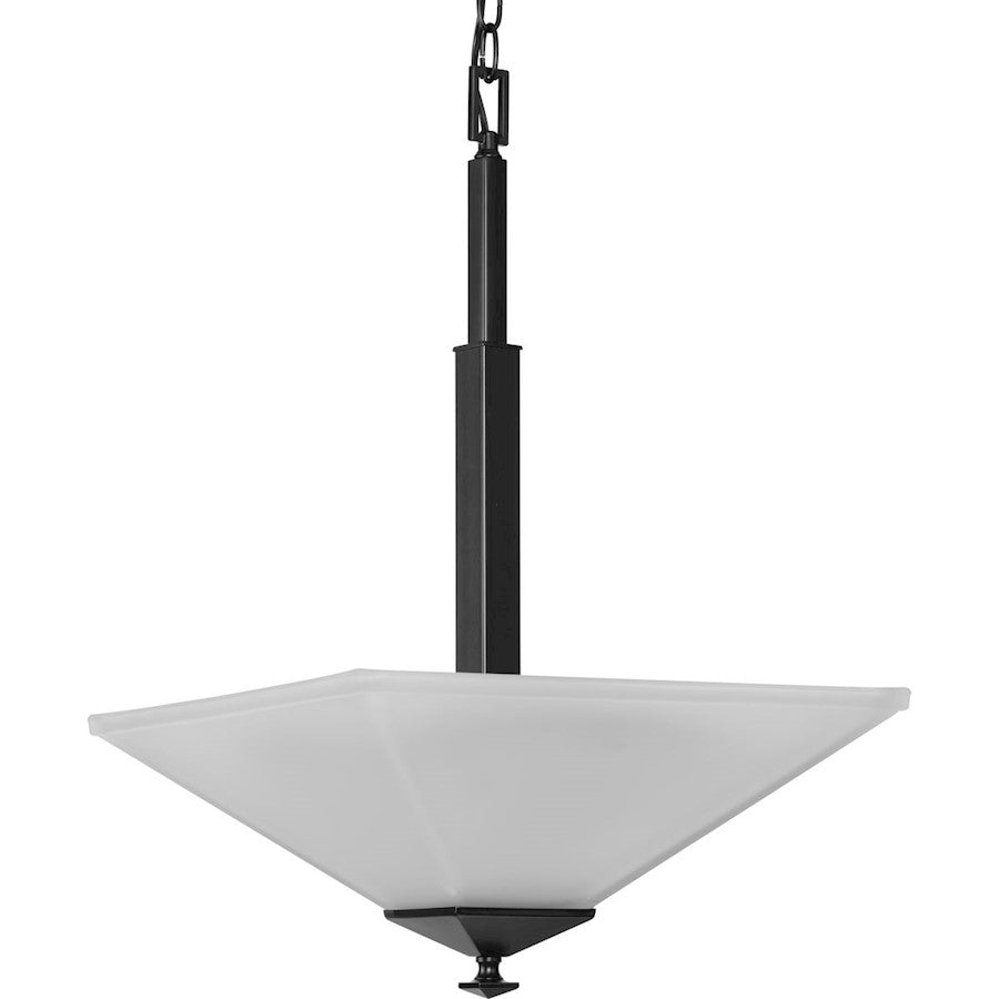 Progress Lighting Clifton Heights 2-Lt Black/Etched Inverted Pendant