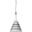 Progress Point Dume Surfrider 1Lt Pendant, Galvanized/White - P500199-141