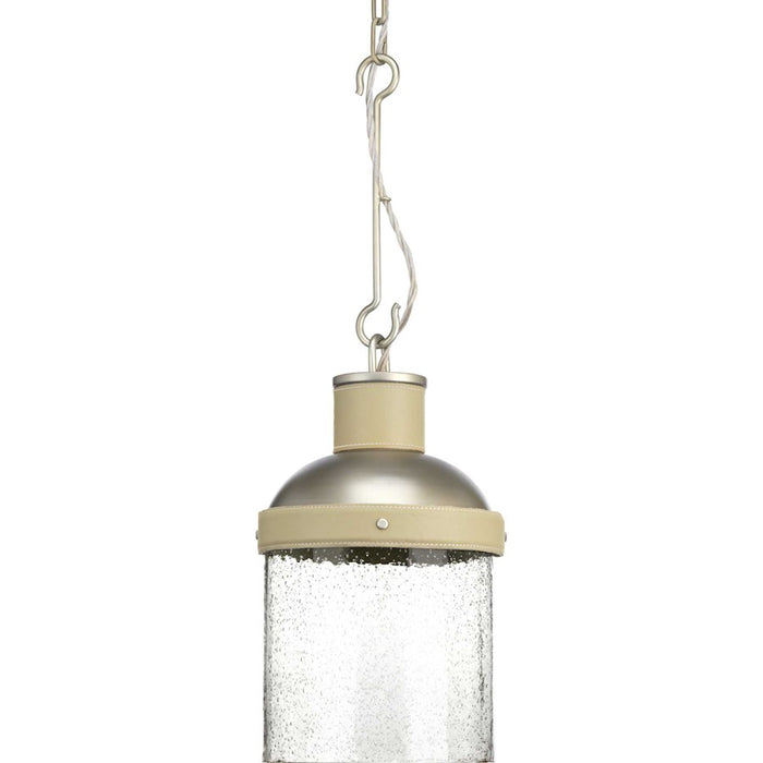 Progress Point Dume Rockdance 1Lt 9.5" Pendant/Clear Seeded/Beige - P500202-081