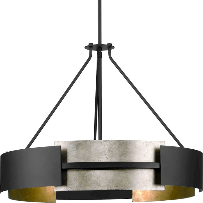 Progress Lighting Lowery 5 Light Luxe Pendant, Matte Black - P500330-31M