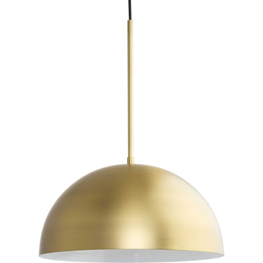 Progress Lighting Perimeter 1 Light 15" Pendant, Brushed Gold - P500379-191