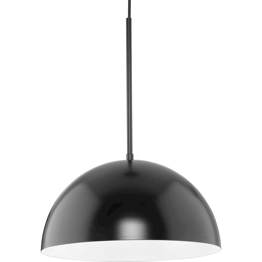 Progress Lighting Perimeter 1 Light 15" Pendant, Matte Black - P500379-31M