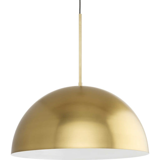 Progress Lighting Perimeter 1 Light 23" Pendant, Brushed Gold - P500380-191