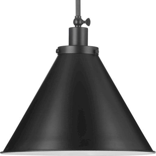 Progress Lighting Hinton 1 Light 16" Pendant, Matte Black - P500385-31M