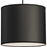Progress Markor 1 Light Pendant, Nickel/Black/Vintage Brass - P500386-193