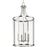 Progress Lighting Gilliam 4 Light Hall & Foyer, Nickel/Clear - P500391-009