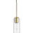 Progress Lighting Cofield 1 Light Pendant, Vintage Brass/clear - P500403-163