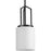 Progress Lighting Goodwin 1 Light Pendant, Matte Black/White Linen - P500410-31M