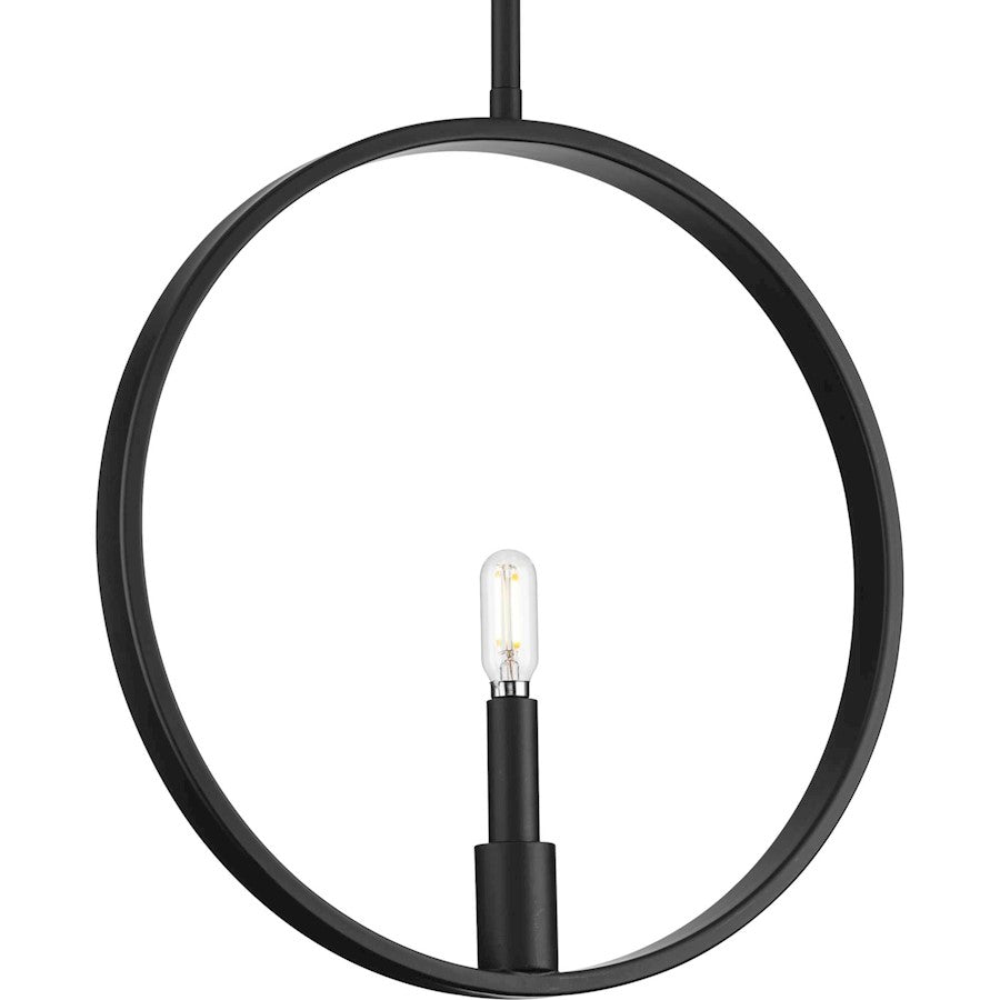 Progress Lighting Breckenridge 1 Light Pendant, Matte Black - P500412-31M