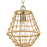 Progress Lighting Laila 1 Light Pendant, Vintage Brass - P500423-163