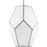 Progress Lighting Latham 14" Pendant, Nickel/White Art Glass - P500436-009