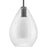 Progress Lighting Carillon 9.87" Pendant, Matte Black/Clear - P500438-31M