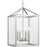 Progress Lighting Hillcrest 13" Sq. Hall/Foyer Light, Nickel/Clear - P500440-009