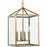 Progress Lighting Hillcrest 13" Sq. Hall/Foyer Light, Brass/Clear - P500440-163