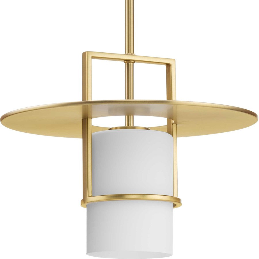 Progress Lighting Mystic 18" Pendant, Bronze/Etched White - P500446-109