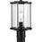 Progress Lighting Gunther 1 Light Post Lantern, Matte Black/Clear - P540020-31M