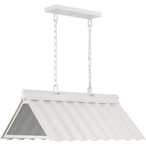 Progress Point Dume Edgecliff 3Lt Outdoor Pendant, WH/Clear/Silver - P550119-192