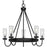 Progress Swansea 5 Light 24" Outdoor Chandelier, Black/Clear - P550130-31M