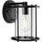 Progress Lighting Gunther 1 Light 9" Wall Lantern, Black/Clear - P560057-31M