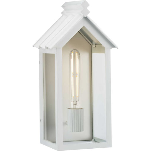 Progress Point Dume Dunemere 1Lt Large Wall Lantern, White/Clear - P560304-192