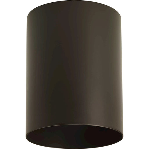 Progress Cylinder 1 Light 5" Outdoor LED Flush Mount, Bronze - P5774-20-30K